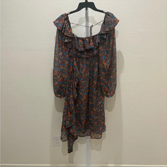 NWT For Love & Lemons Brittany Midi Ditsy Floral Midi Dress - Picture 2 of 3